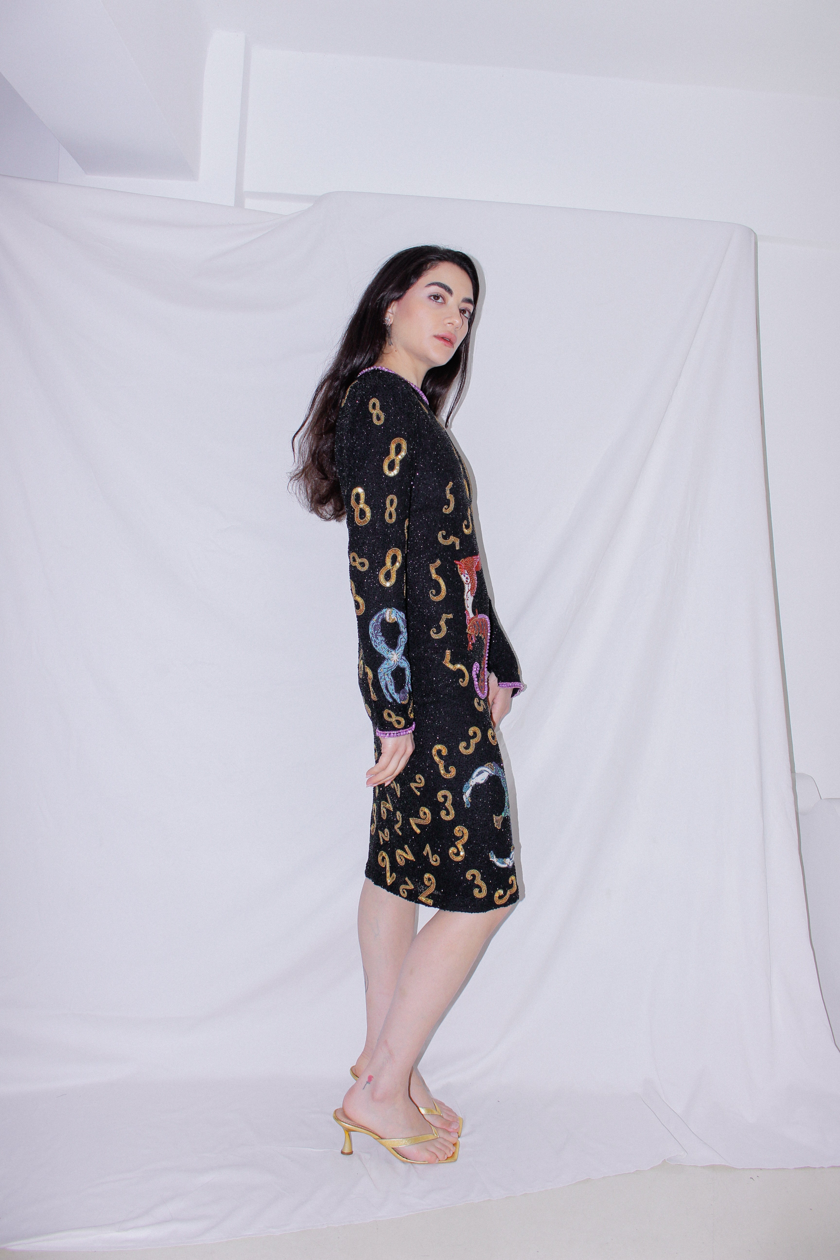 Vintage Beaded Dress
