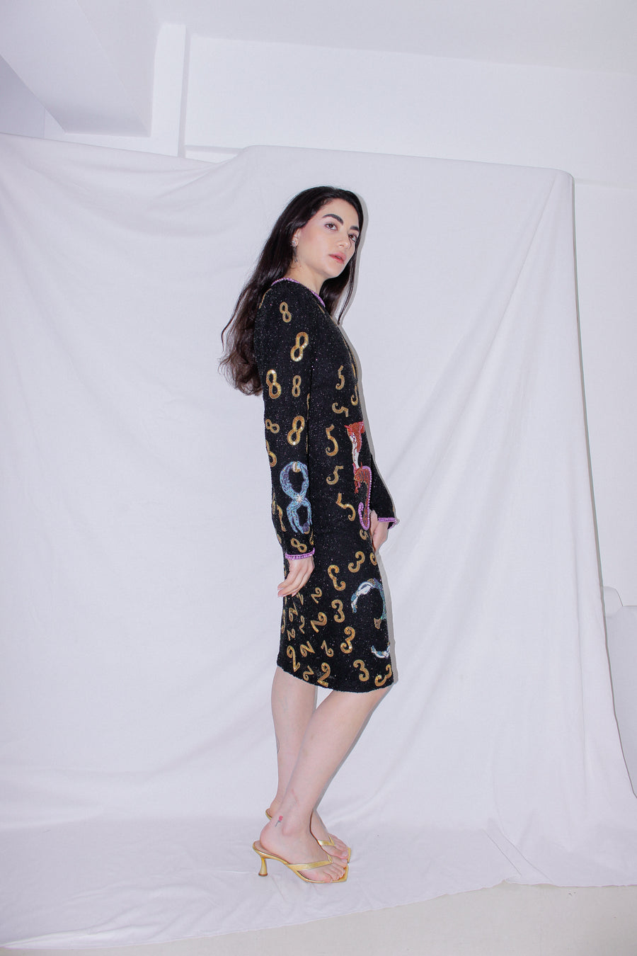Vintage Beaded Dress