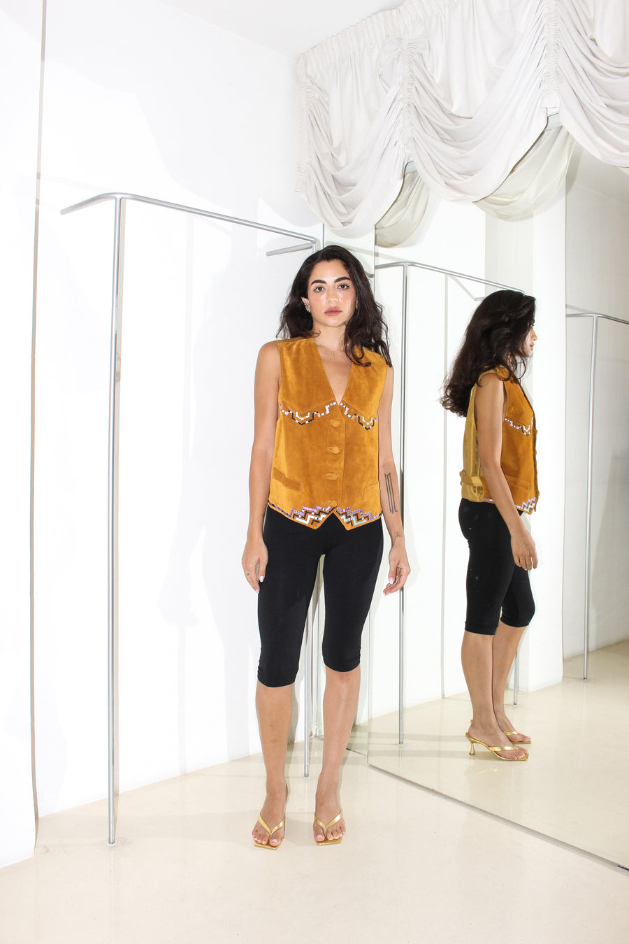 Vintage Suede Vest