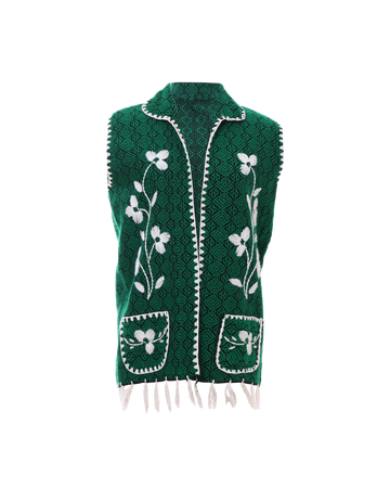 Vintage Green Vest