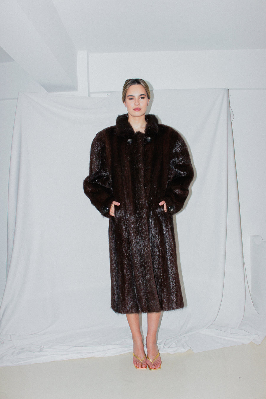 Vintage Faux-Fur Coat