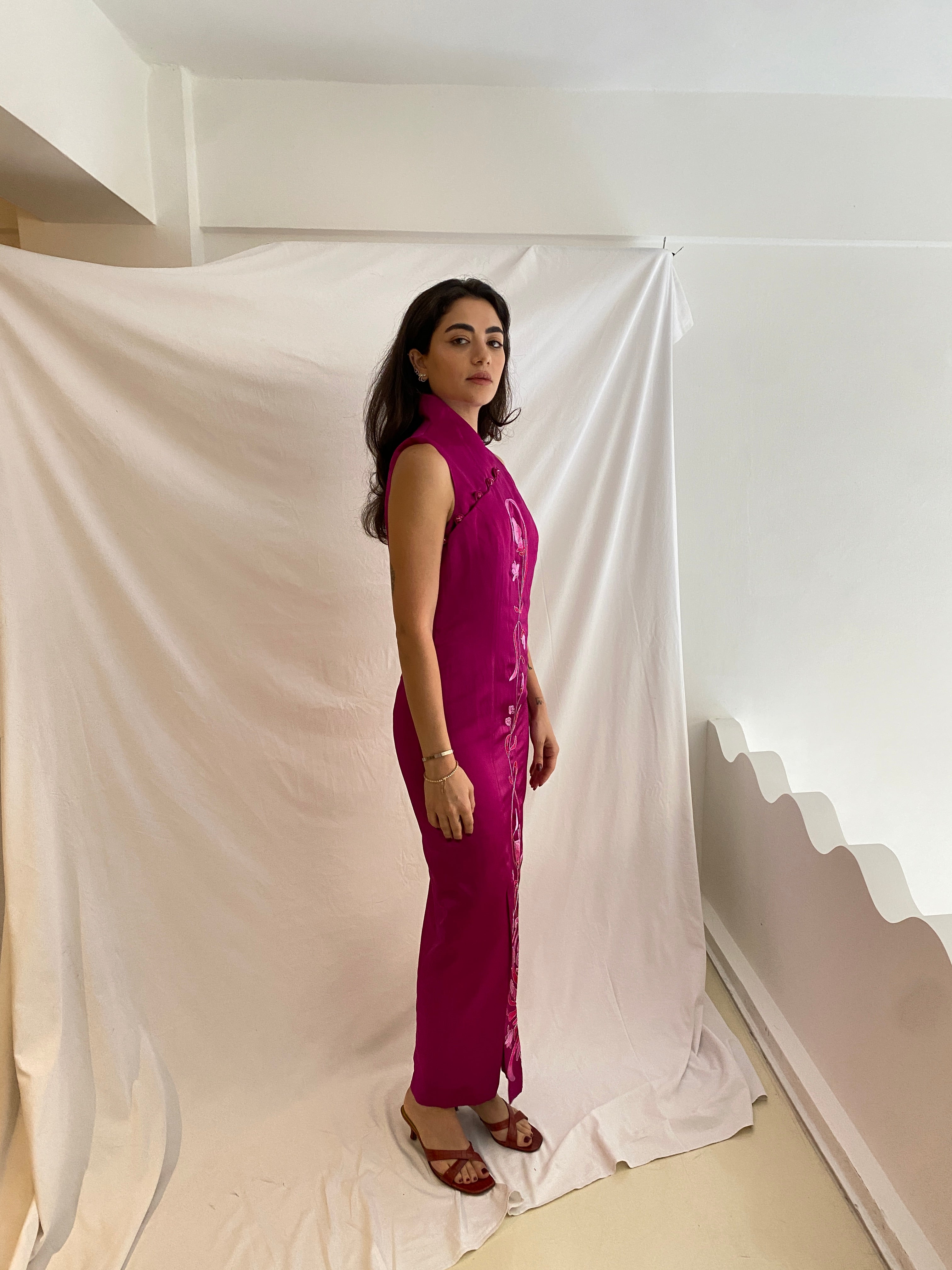 Vintage Cheongsam Dress