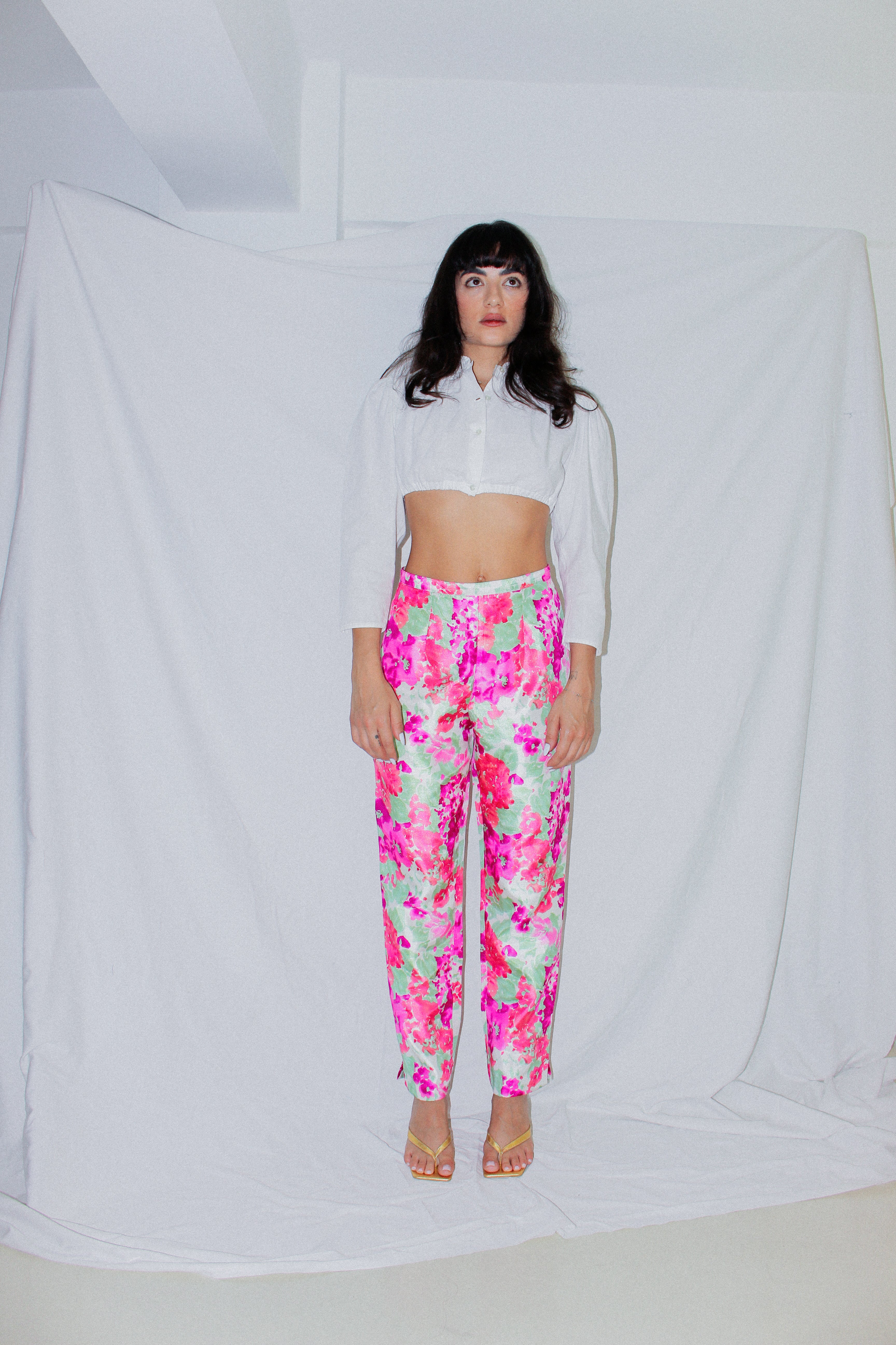 Vintage Floral Pants