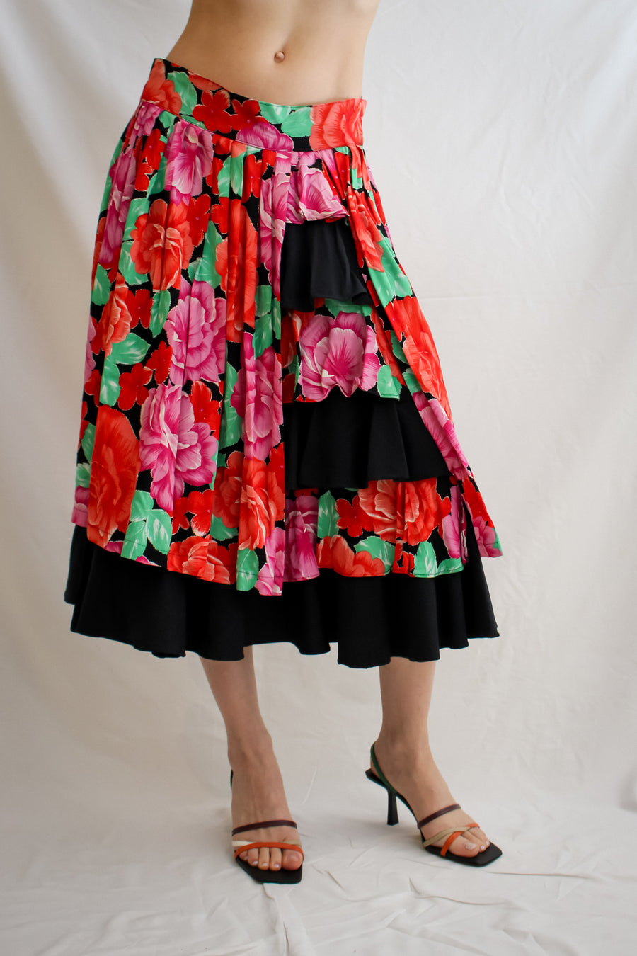 Vintage Floral Skirt