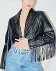 Vintage Western Leather Jacket