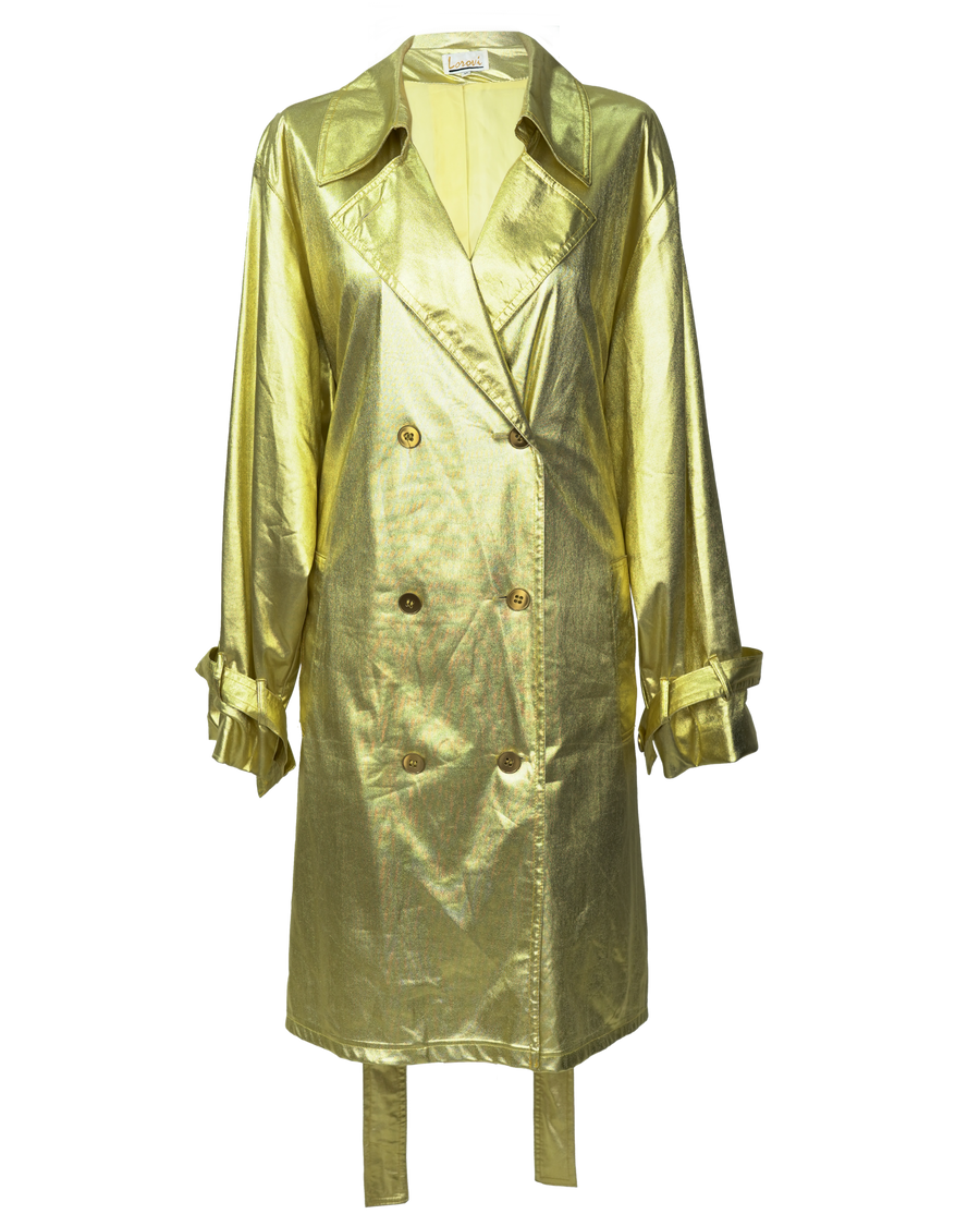 Vintage Golden Trenchcoat