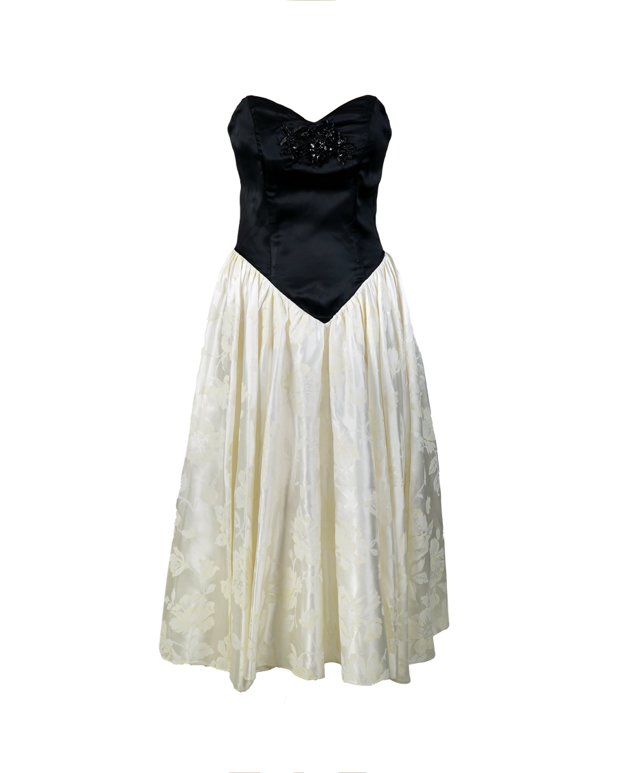 Vintage Strapless Dress